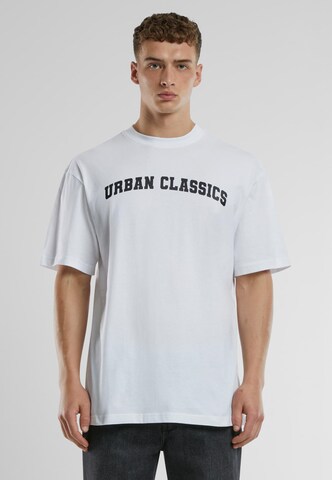 T-Shirt Urban Classics en blanc : devant