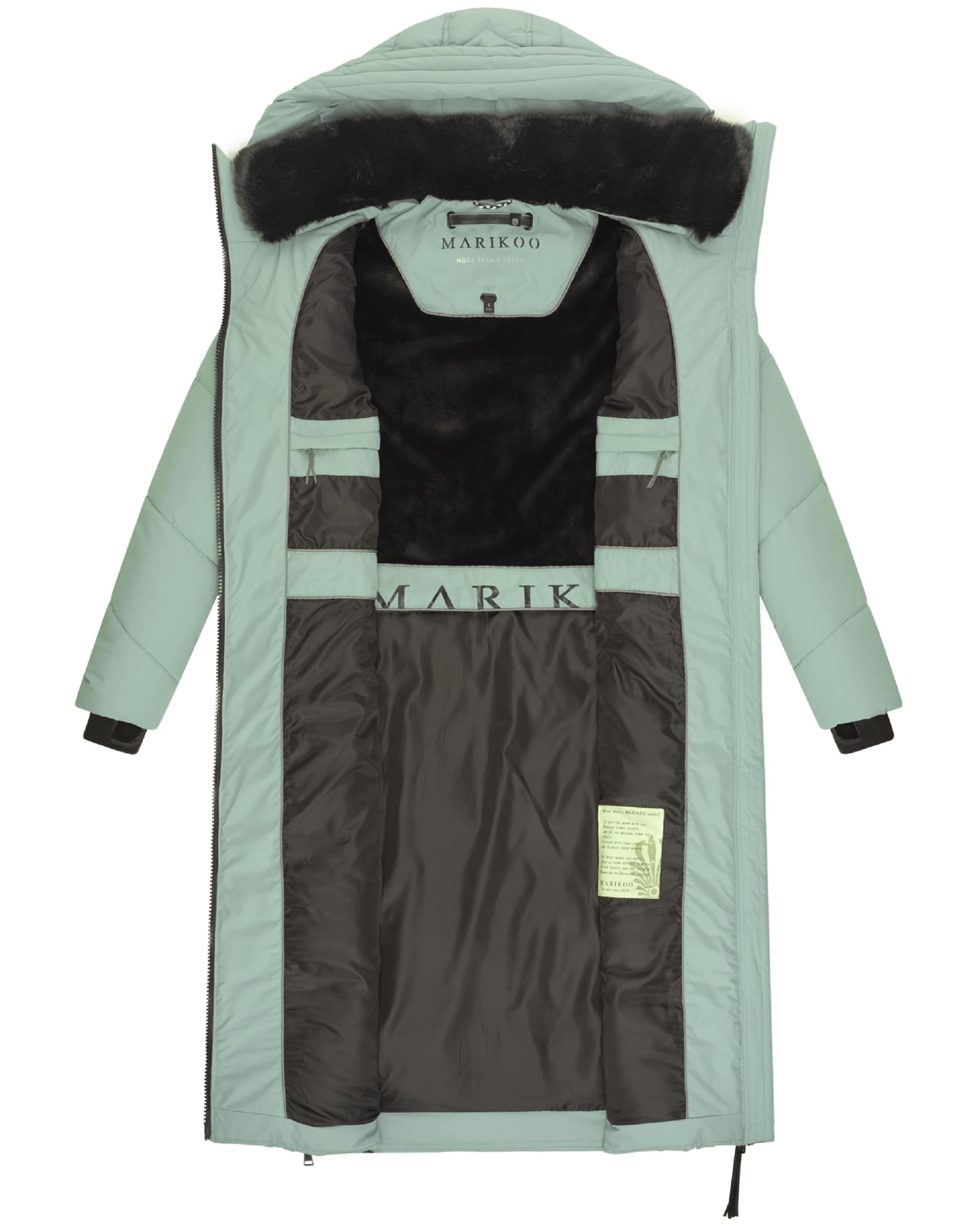 MARIKOO Winter coat 'Nadaree XVI' in Green