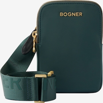 BOGNER Handytasche 'Klosters Neve Johanna' in Grün: Vorderseite