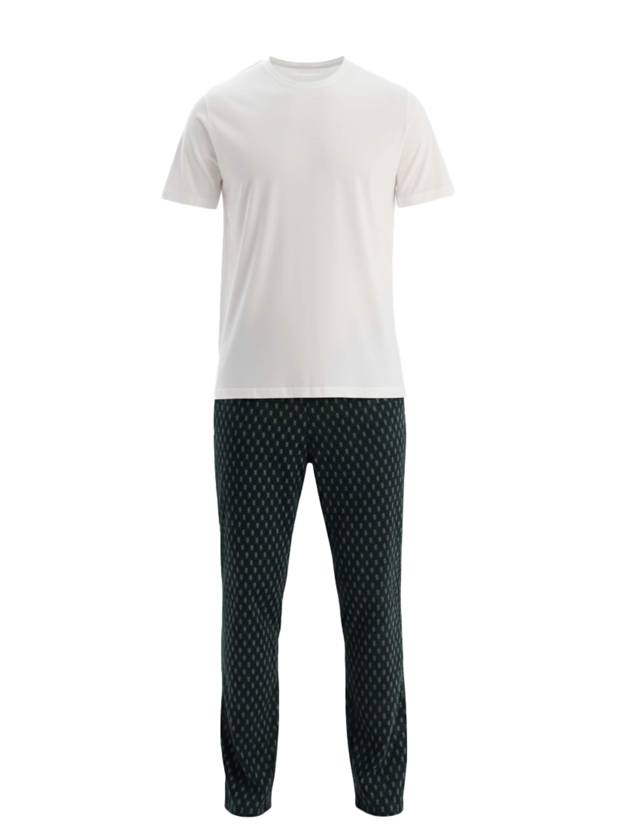 žalia Dagi Ilga pižama: priekis