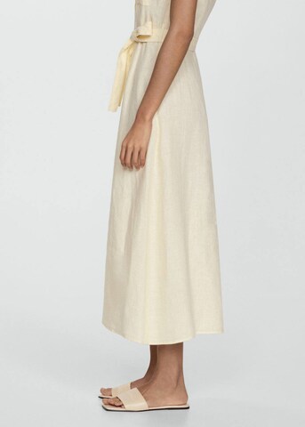 MANGO Blusenkleid 'Tamariu' in Gelb