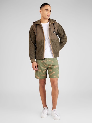 Hurley Funktionele fleece-jas 'HURON BURRITO' in Groen