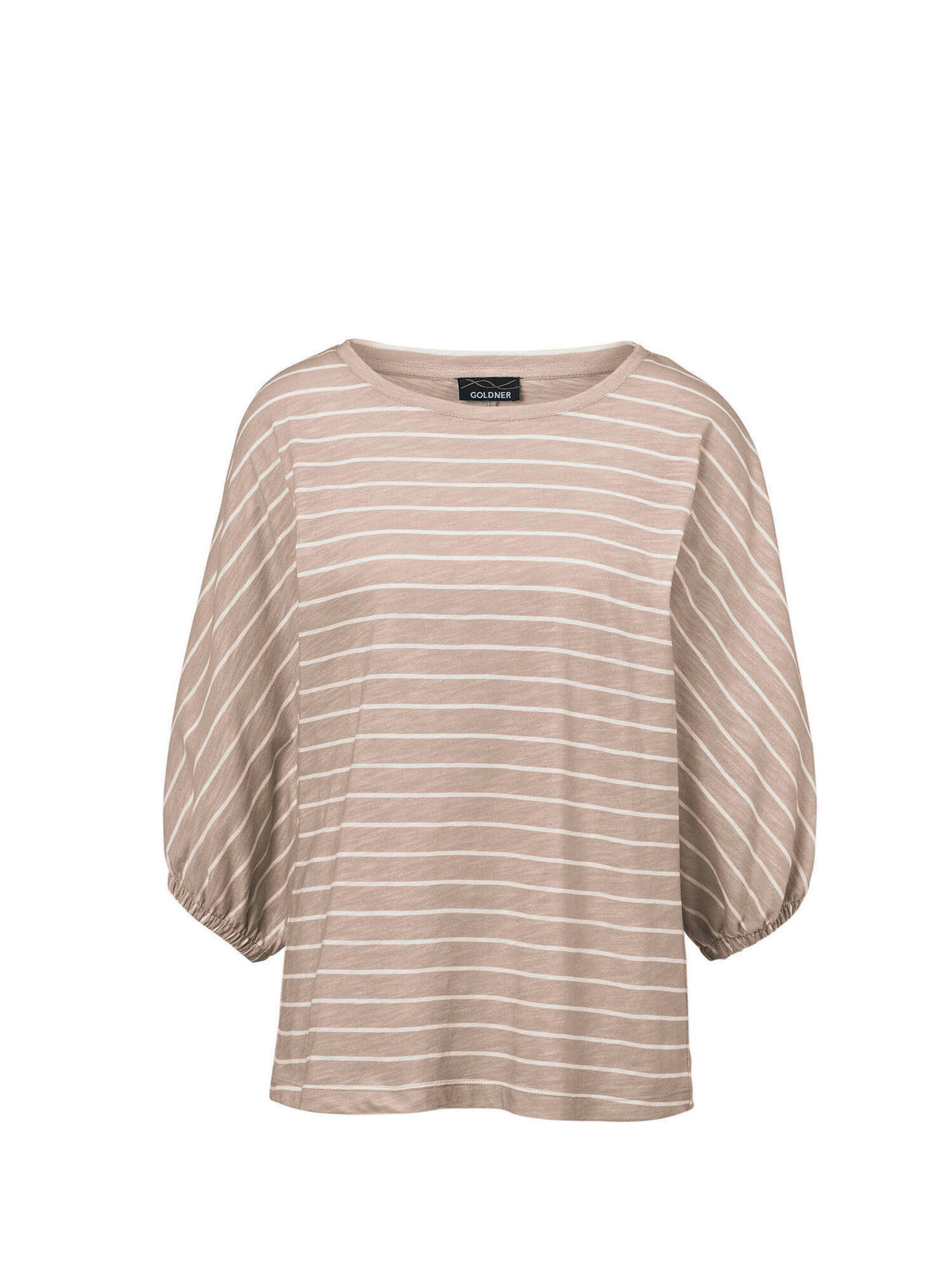 Goldner Shirt in Beige: voorkant