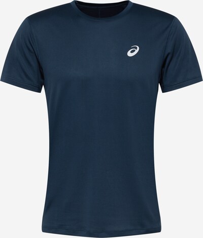 Sportiniai marškinėliai iš ASICS, spalva – tamsiai mėlyna jūros spalva / balta, Prekių apžvalga