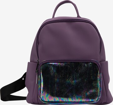 myMo ATHLSR Backpack in Purple: front