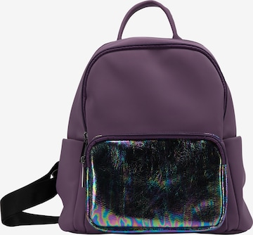 myMo ATHLSR Backpack in Purple: front