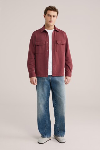 WE Fashion Regular fit Πουκάμισο σε κόκκινο