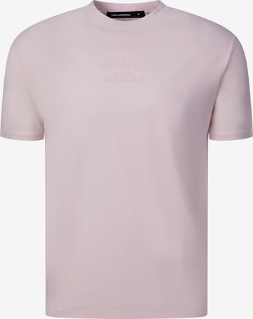 Karl Lagerfeld - Camiseta en rosa: frente