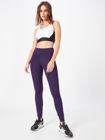 UNDER ARMOUR - Skinny Calças de desporto 'Fly Fast' em roxo