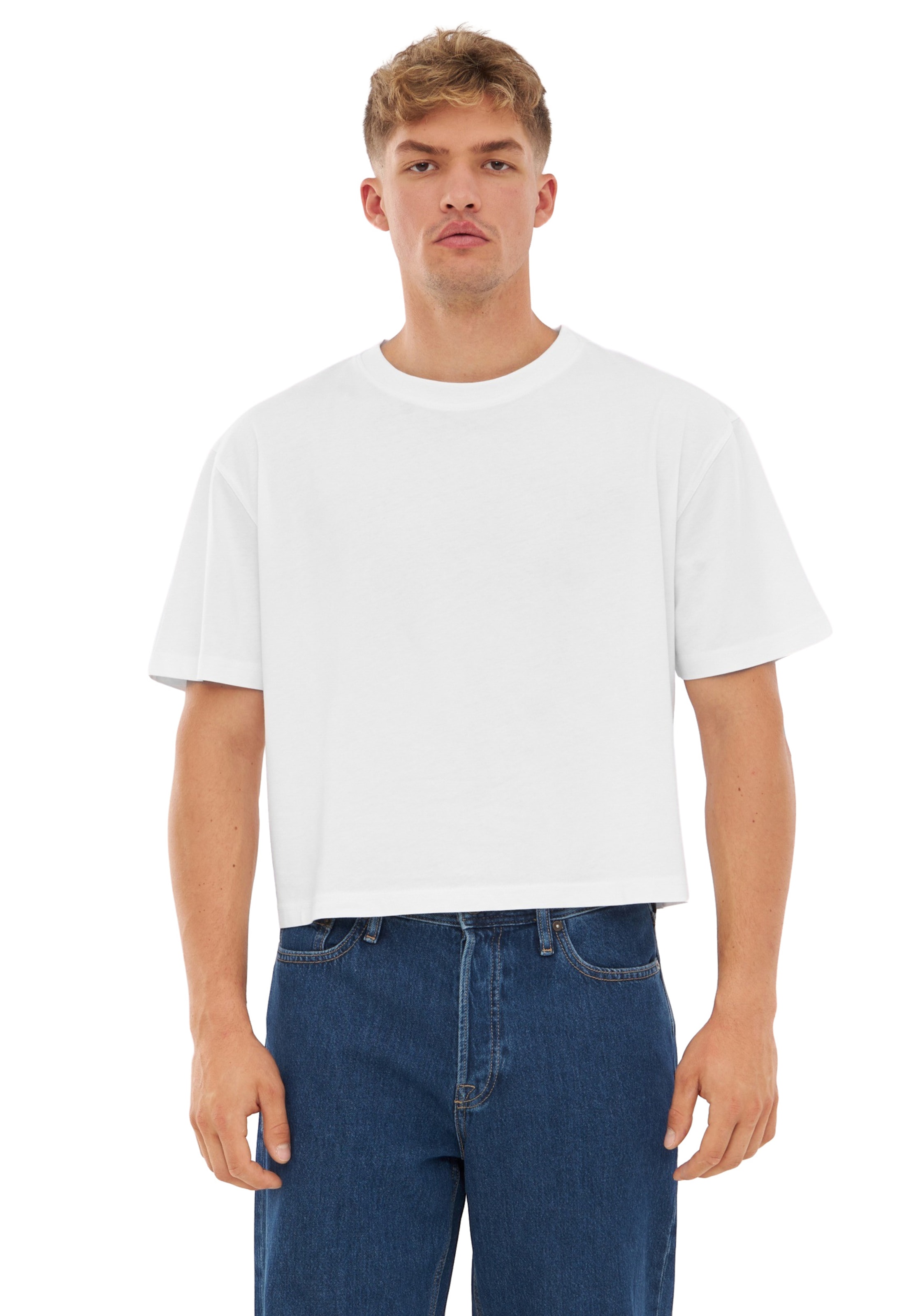 Johnny Urban Тениска 'Zoey' в бяло