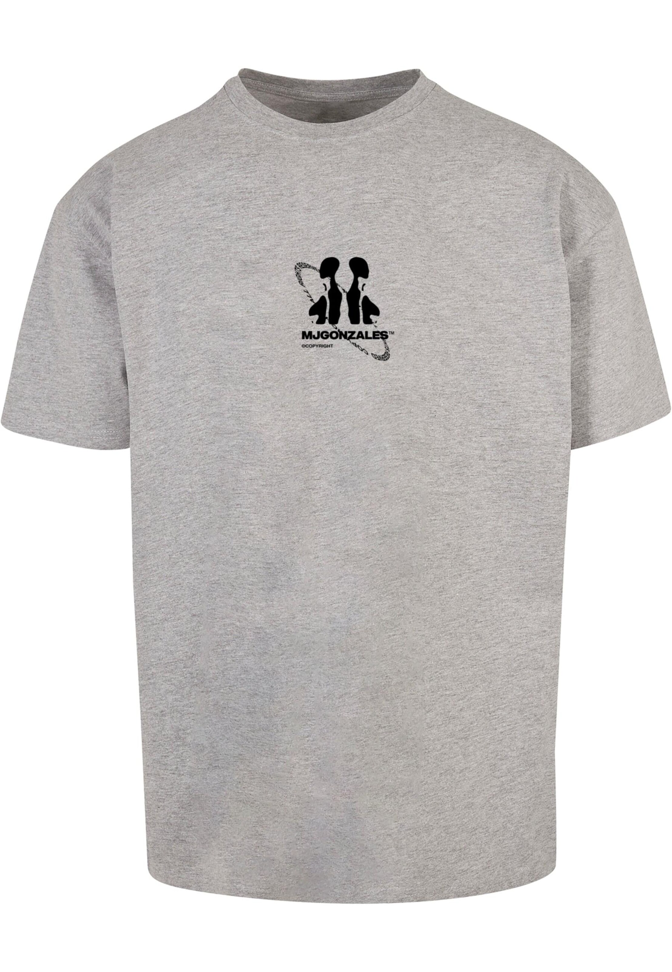 MJ Gonzales Tričko 'Circle' – šedá: přední strana