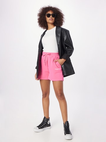 The Jogg Concept Normalny krój Spodnie 'SAFINE' w kolorze różowy