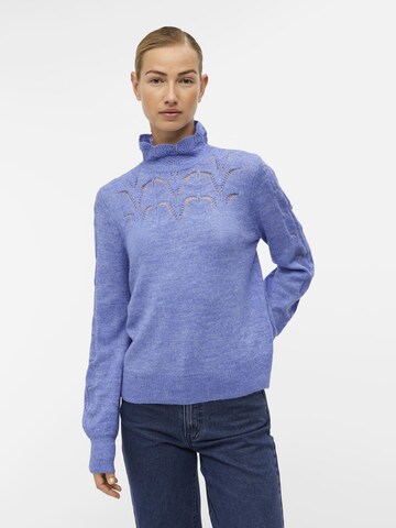 Pull-over OBJECT en bleu : devant