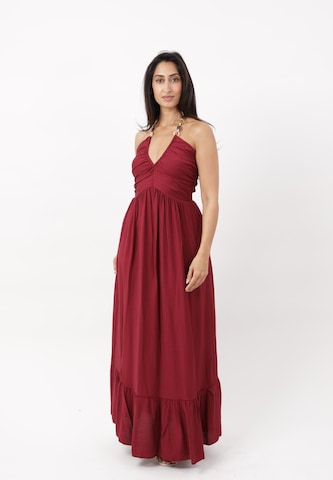 Elara Dress in Red