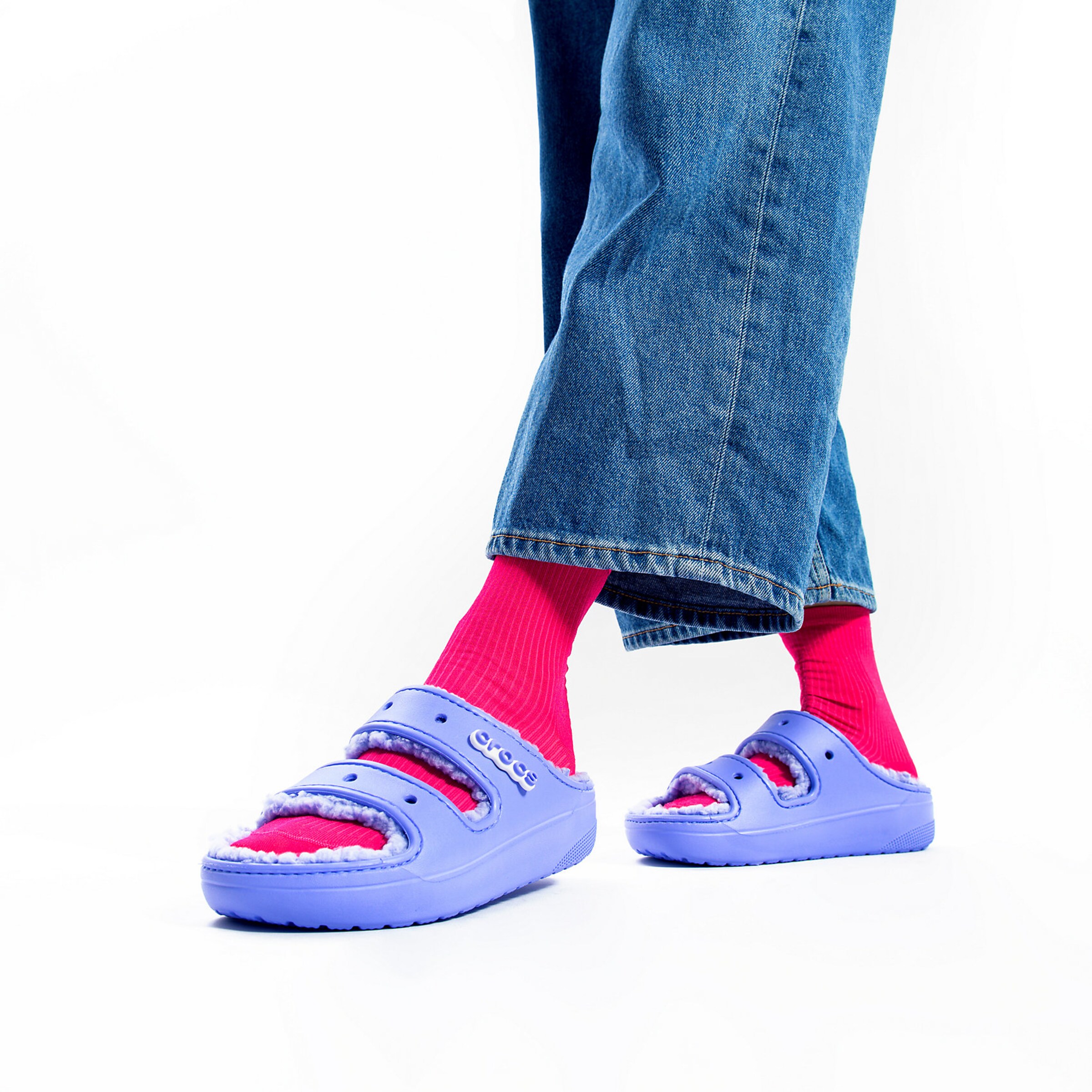 Crocs Mule 'Classic Cozzzy' in Purple