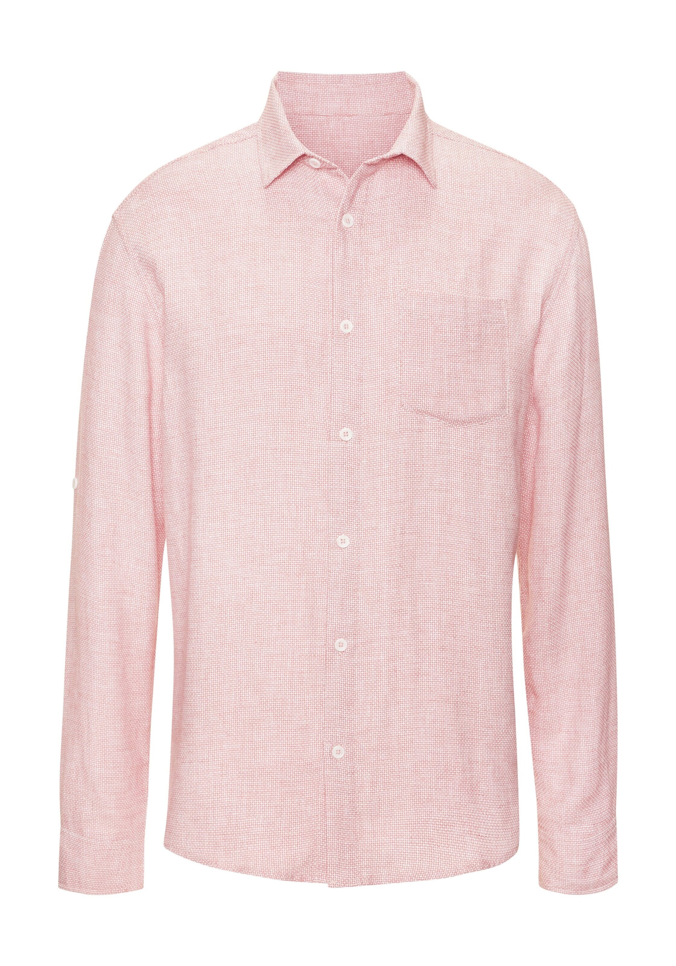 JOHN DEVIN Regular fit Button Up Shirt in Red: front