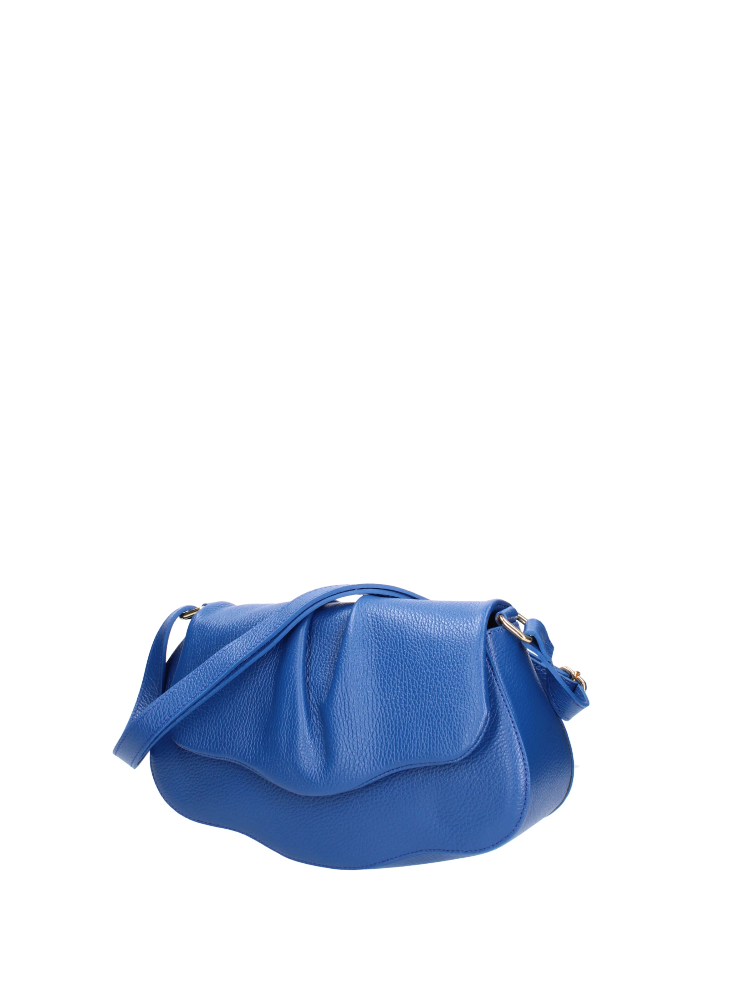Borsa a spalla di Viola Castellani in blu: frontale