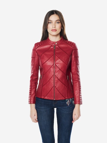 KOROSHI Kurtka przejściowa w kolorze czerwony: przód