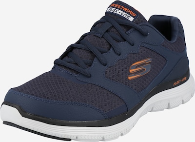 SKECHERS Sneakers laag 'Flex Advantage 4.0' in de kleur Donkerblauw / Oranje / Wit, Productweergave
