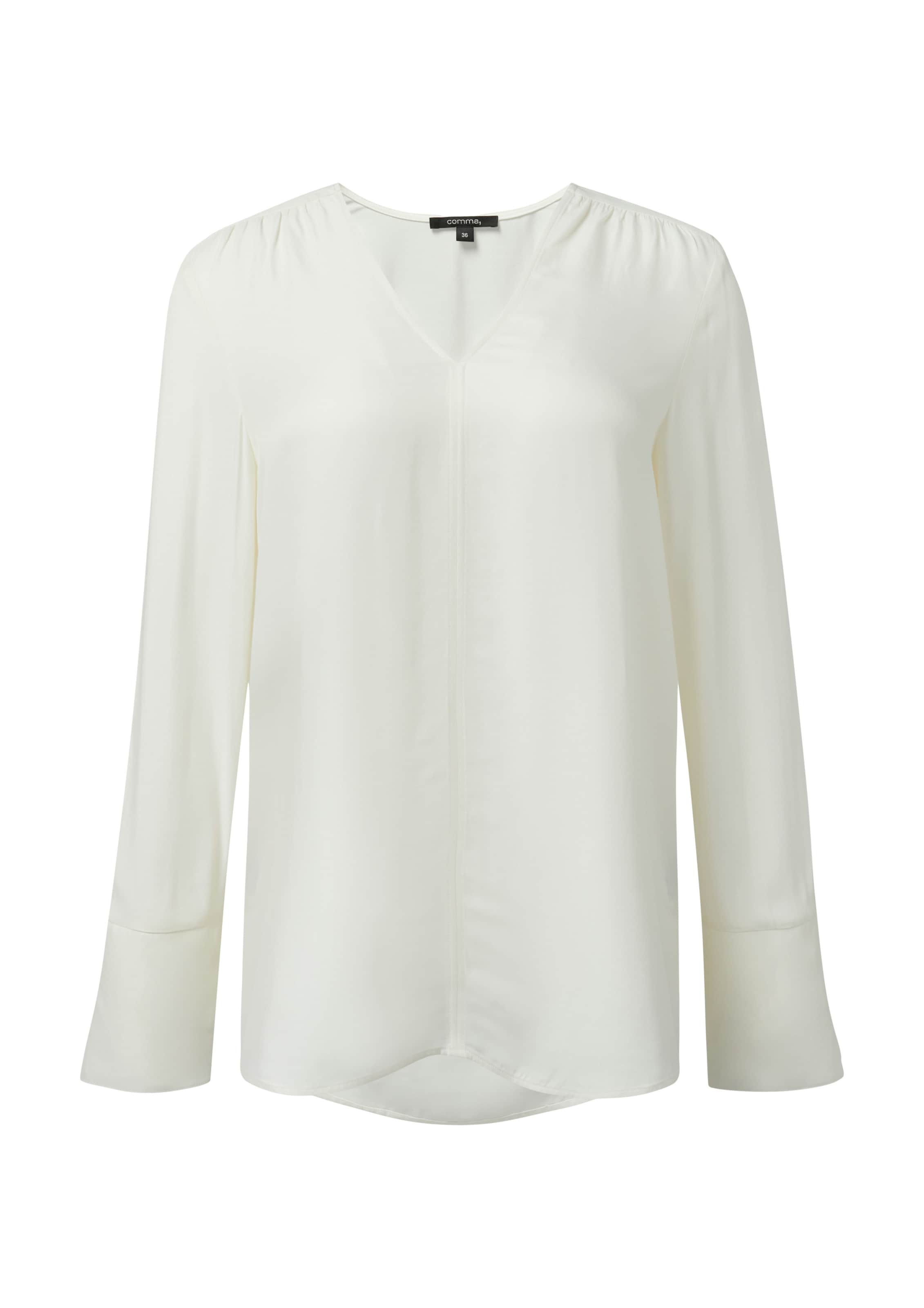 Chemisier COMMA en blanc : devant