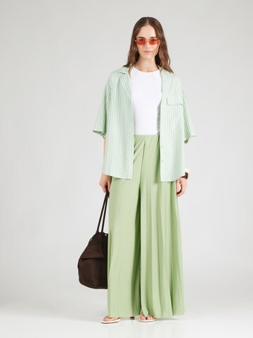 Wide leg Pantaloni 'Meret' di ABOUT YOU in verde