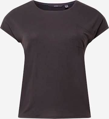 Vero Moda Curve Koszulka 'DAVA' w kolorze czarny: przód