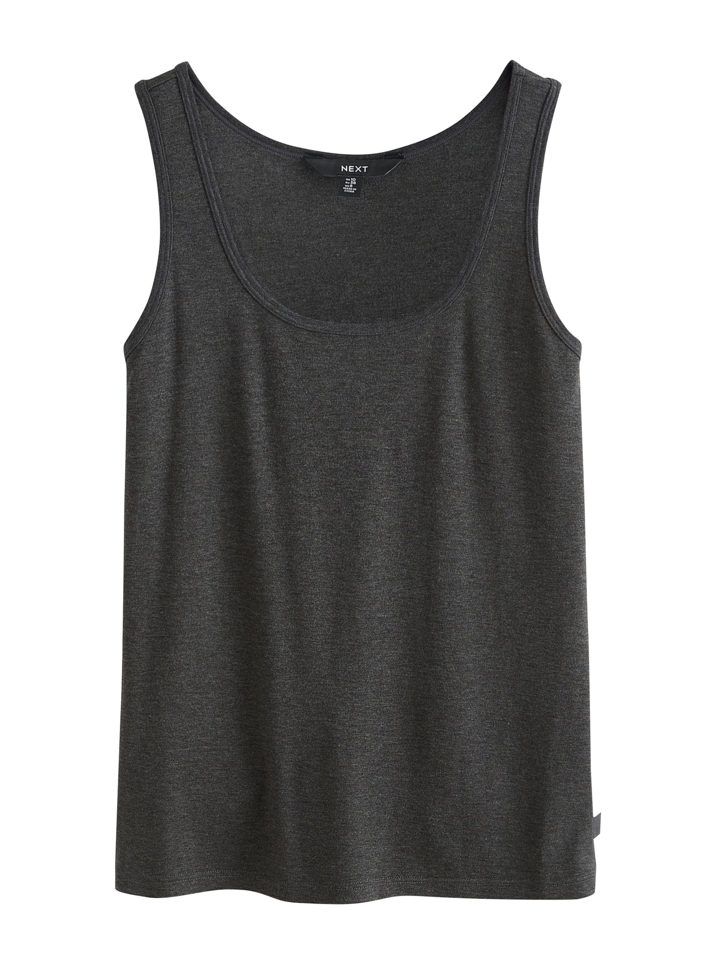 Next - Camiseta térmica en negro: frente