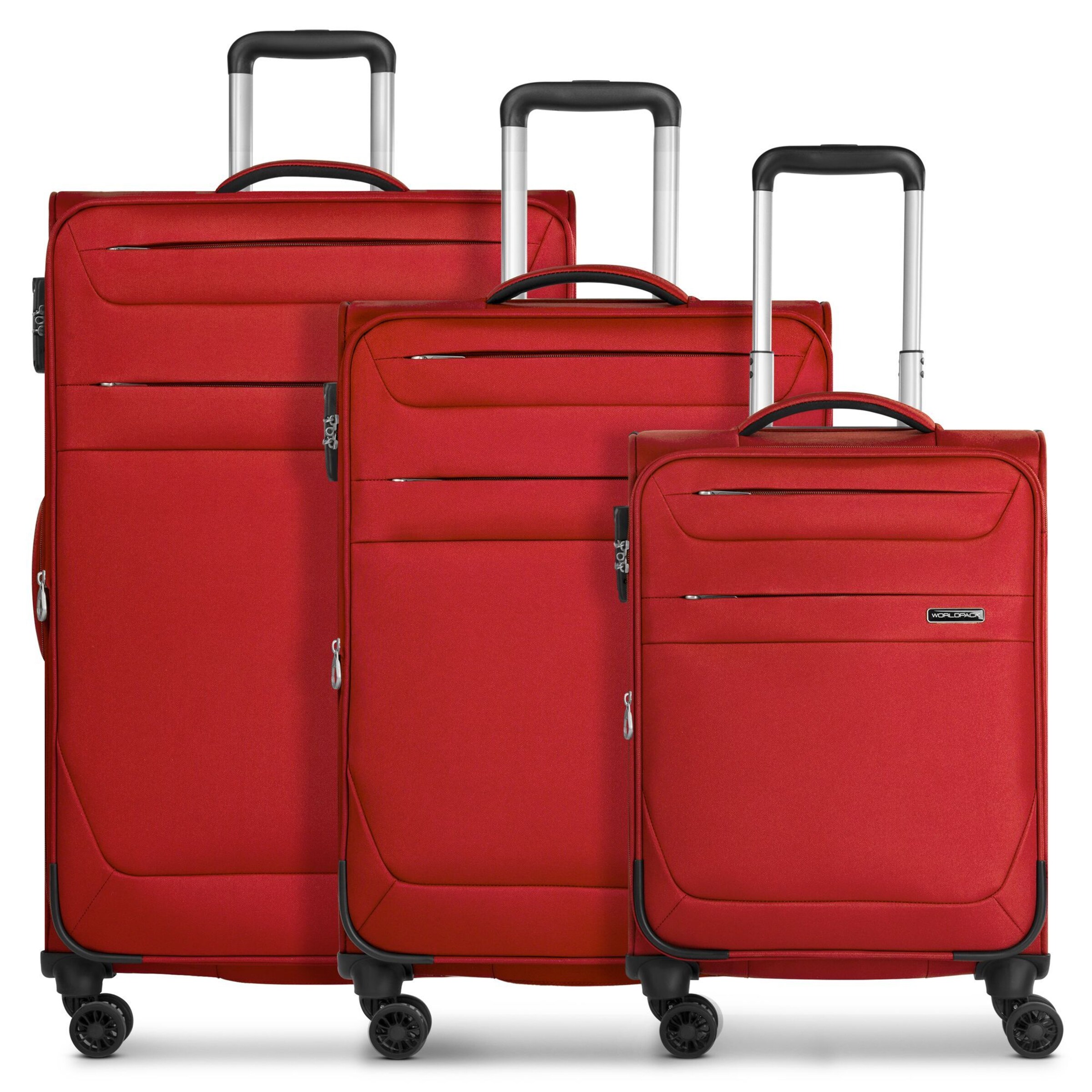 Worldpack Kofferset 'Chicago ' in Rood: voorkant