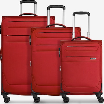 Ensemble de bagages 'Chicago ' Worldpack en rouge : devant