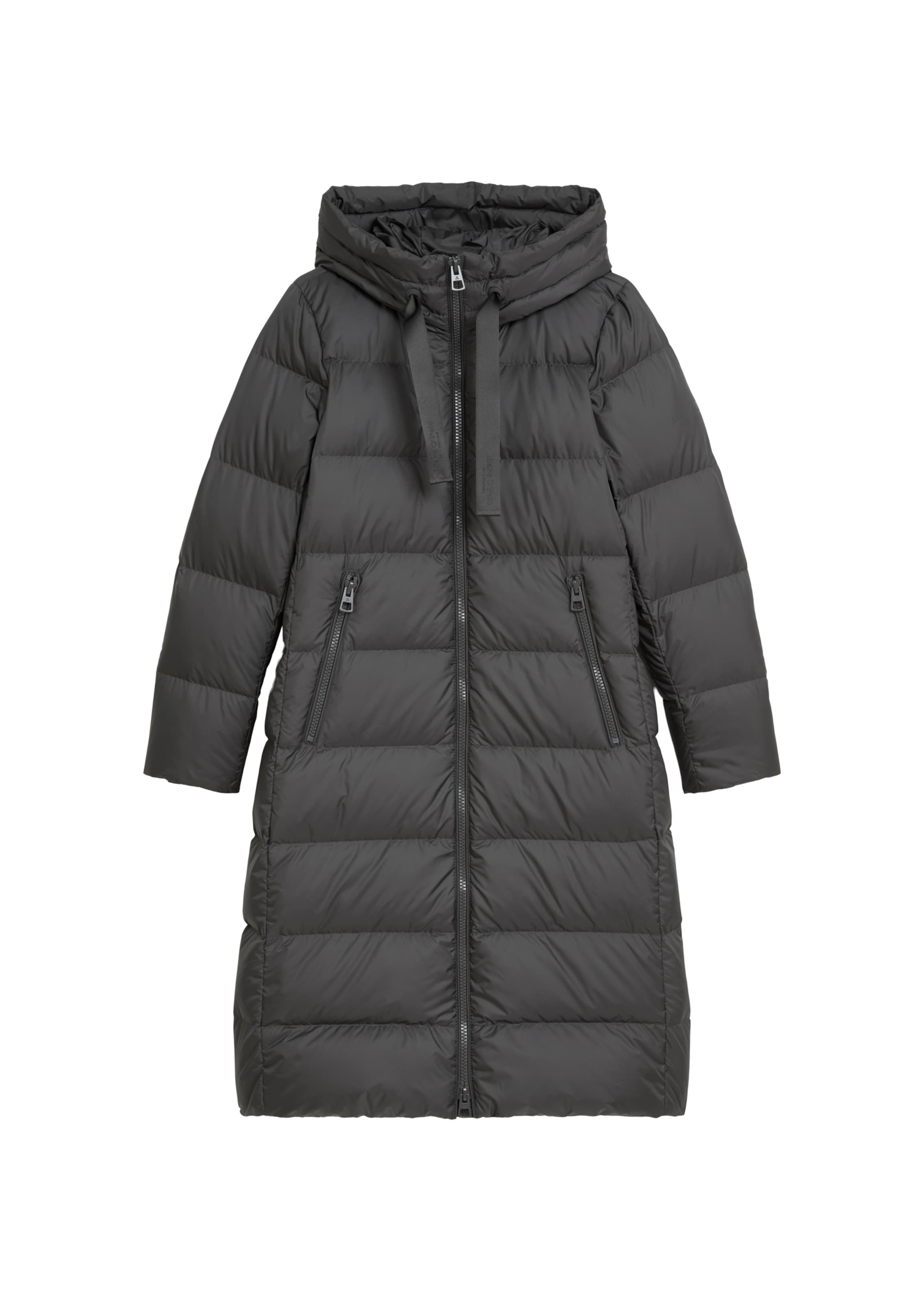 Marc O'Polo Between-seasons coat in Grey: front