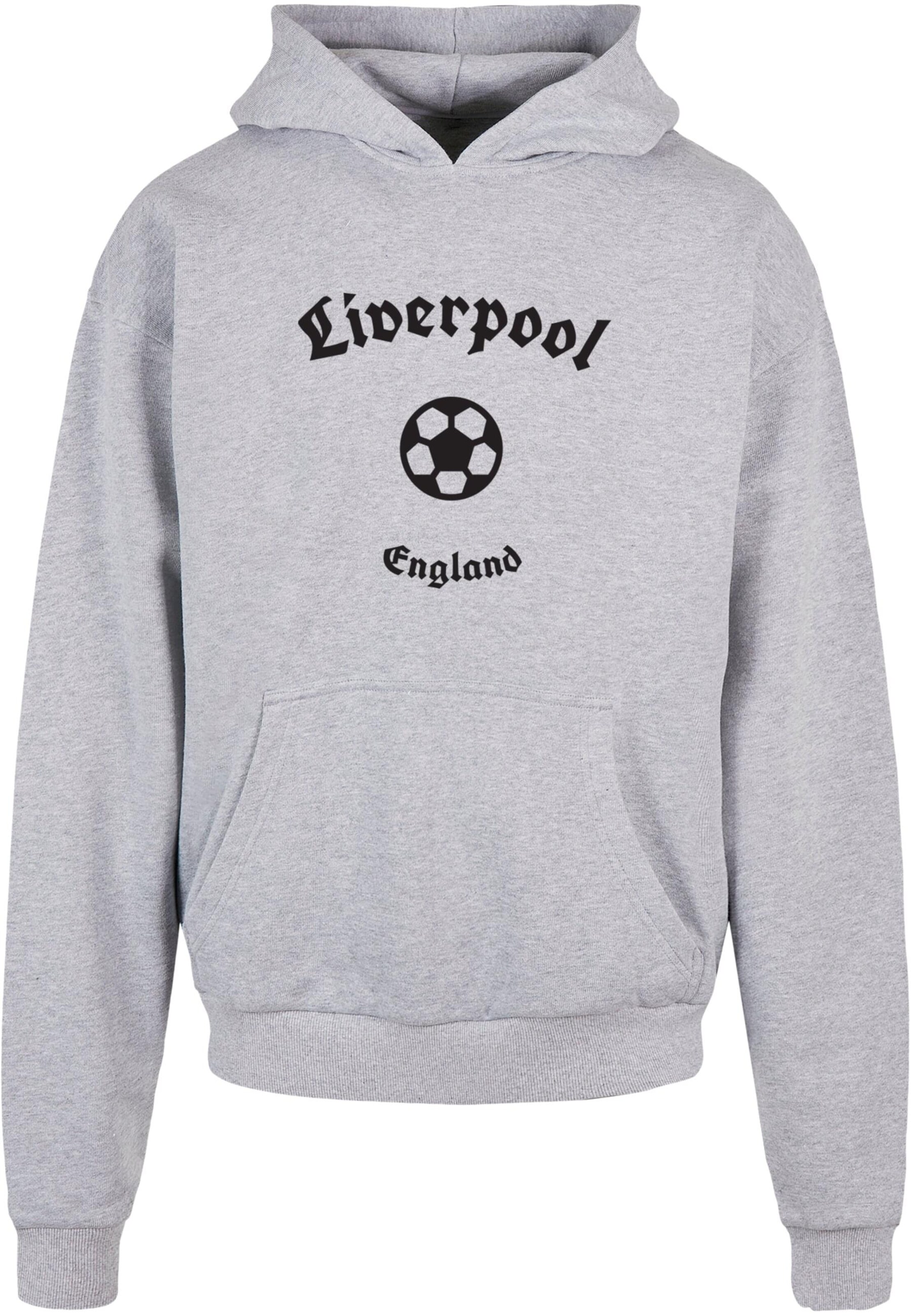 Merchcode Sweatshirt 'Liverpool' in Grey: front
