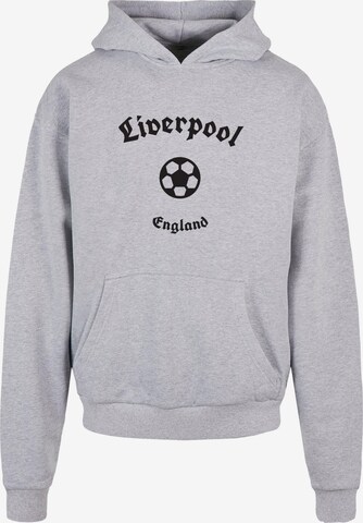 Merchcode Sweatshirt 'Liverpool' in Grau: predná strana