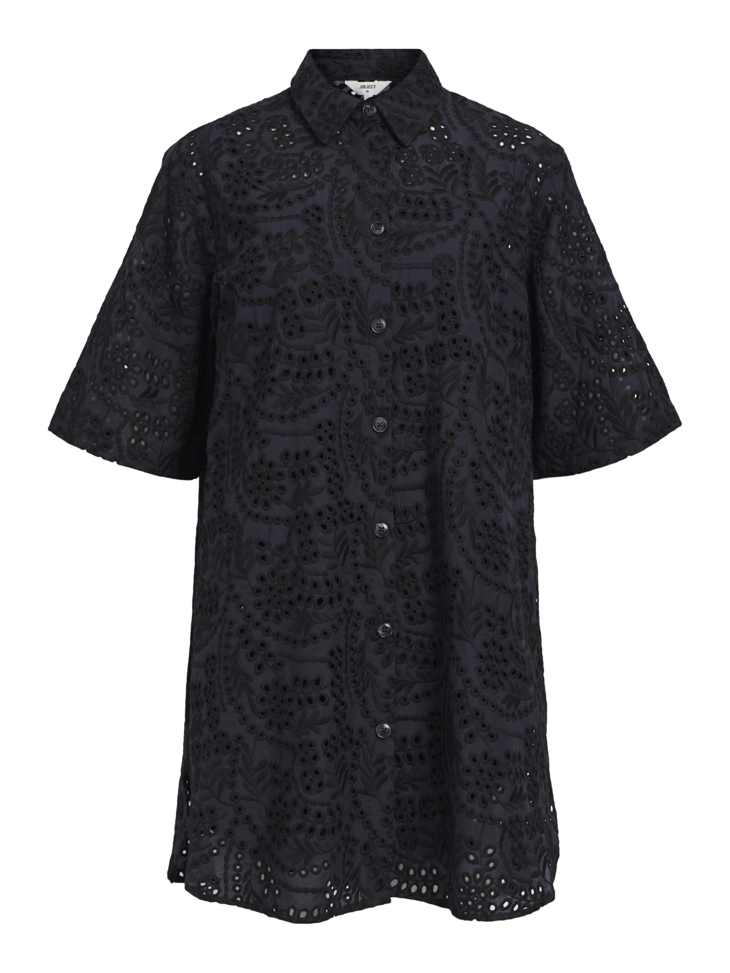 OBJECT Μπλουζοφόρεμα 'BODIE' σε μαύρο: μπροστά