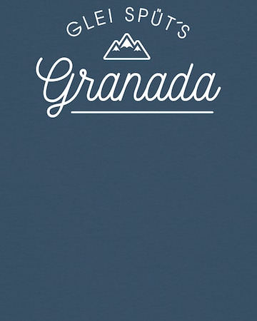 Maglietta ' Glei Spüt's Granada ' di Watapparel in blu