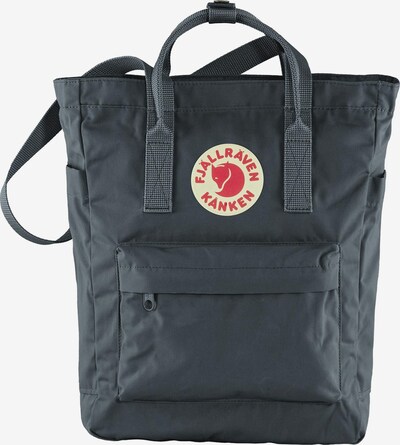 Fjällräven Rucksack 'Kånken' in basaltgrau / rot / weiß, Produktansicht