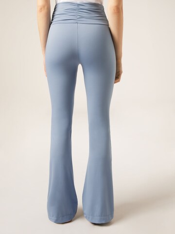 CALZEDONIA Flared Pants in Blue