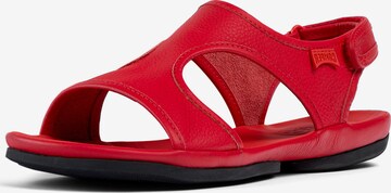 CAMPER Sandalen met riem ' Right Nina ' in Rood: voorkant