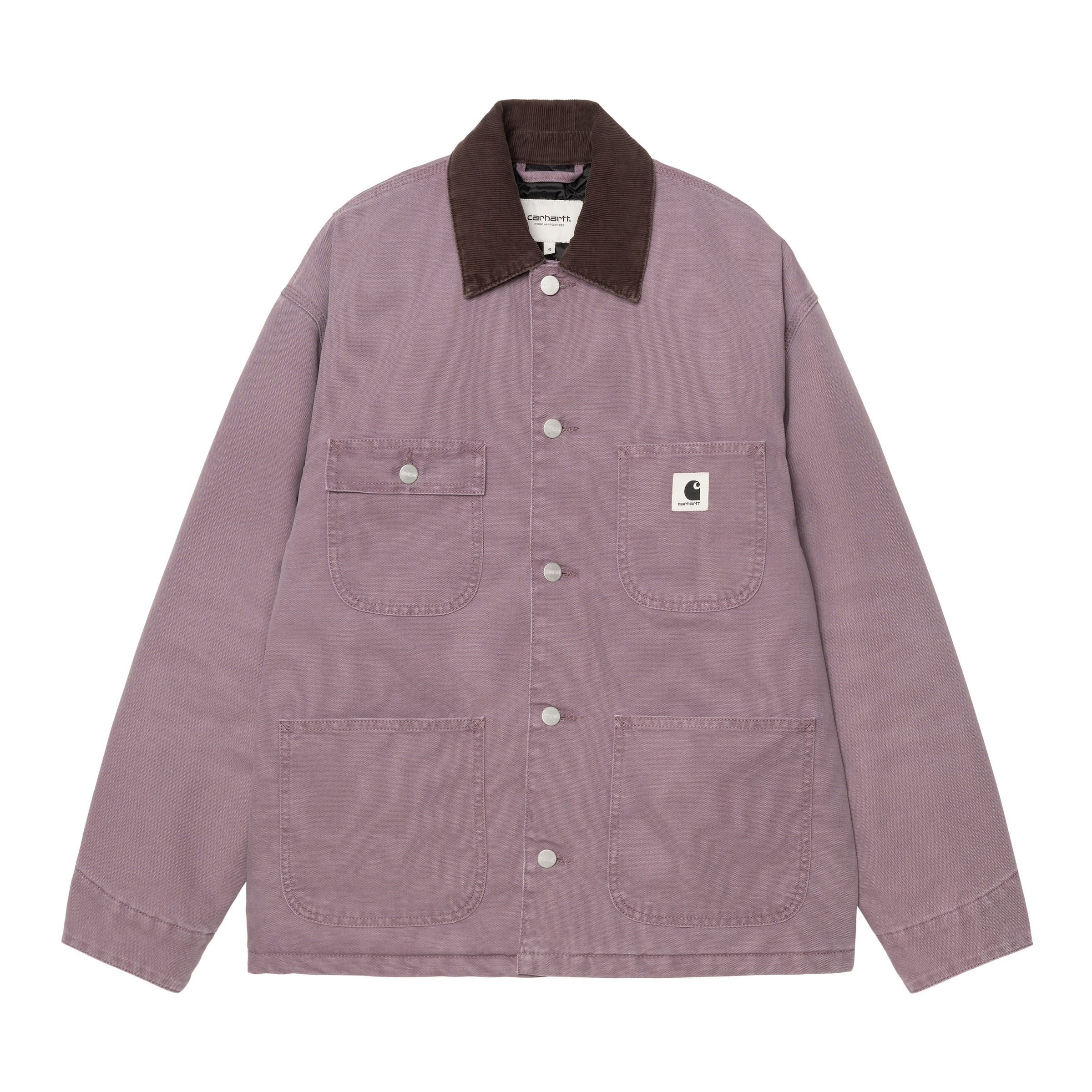 Carhartt WIP Athletic Jacket 'Michigan' in Purple: front