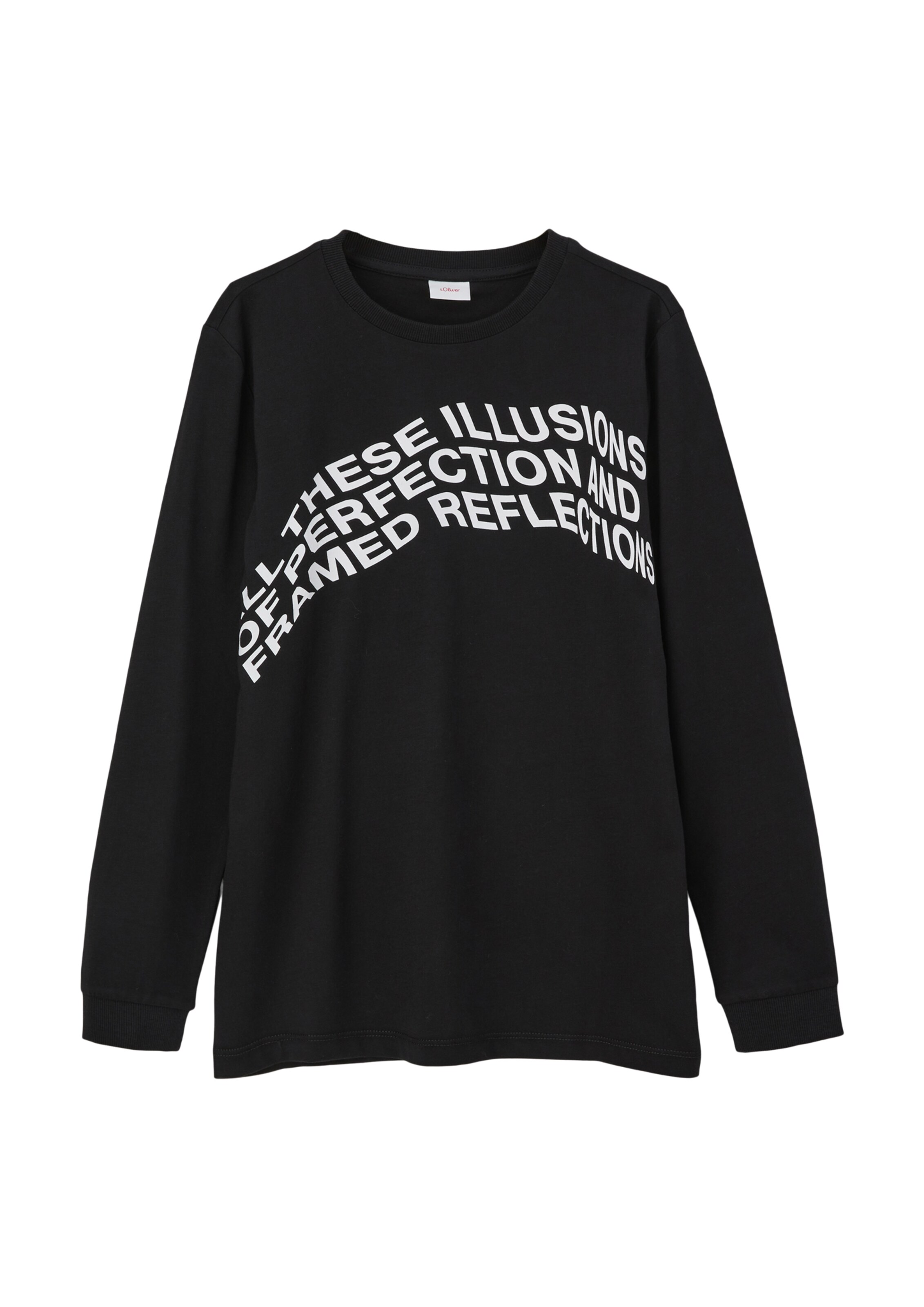 s.Oliver Shirt in Schwarz: Vorderseite
