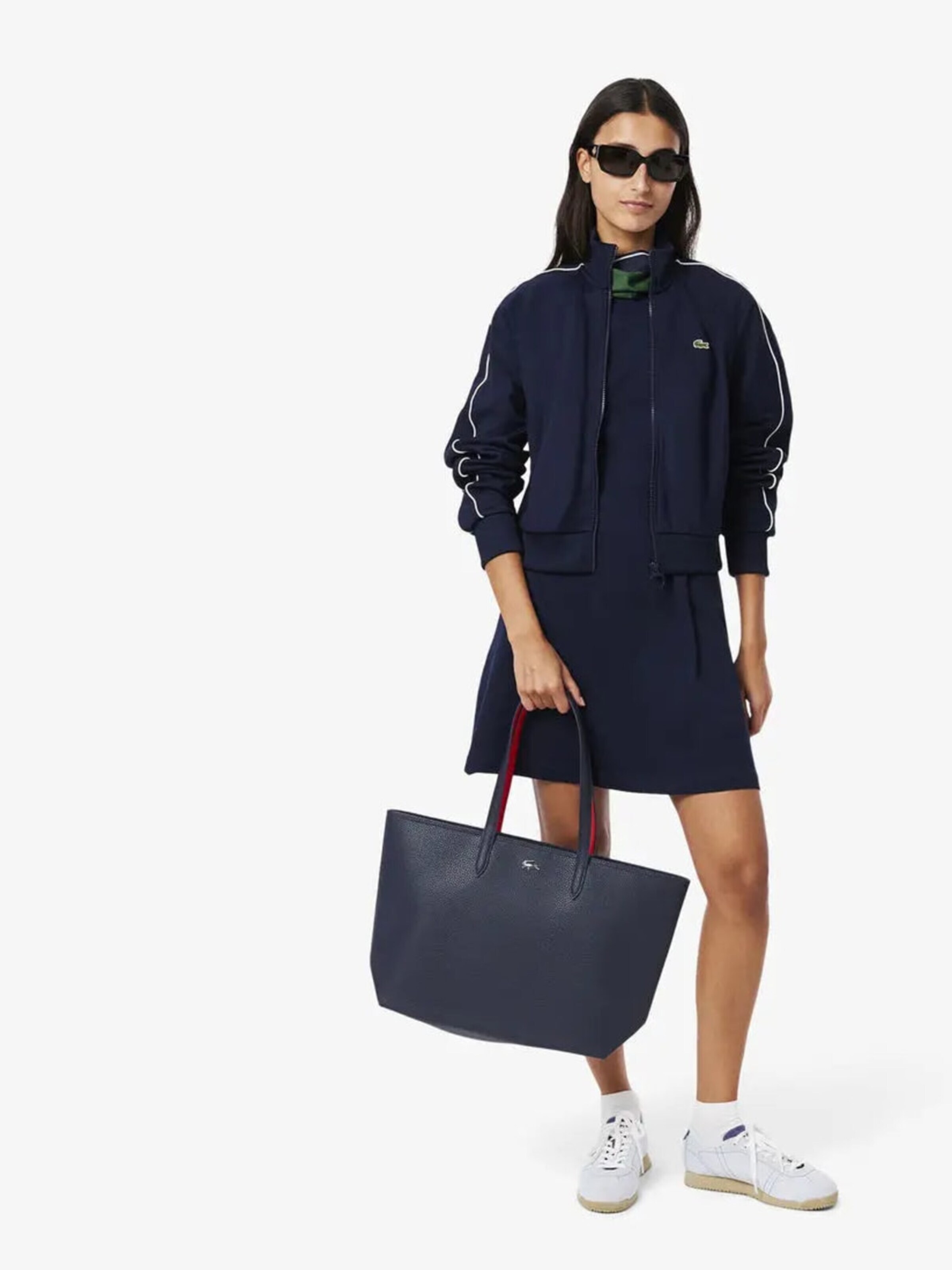LACOSTEShopper torba 'Anna' - plava boja: prednji dio
