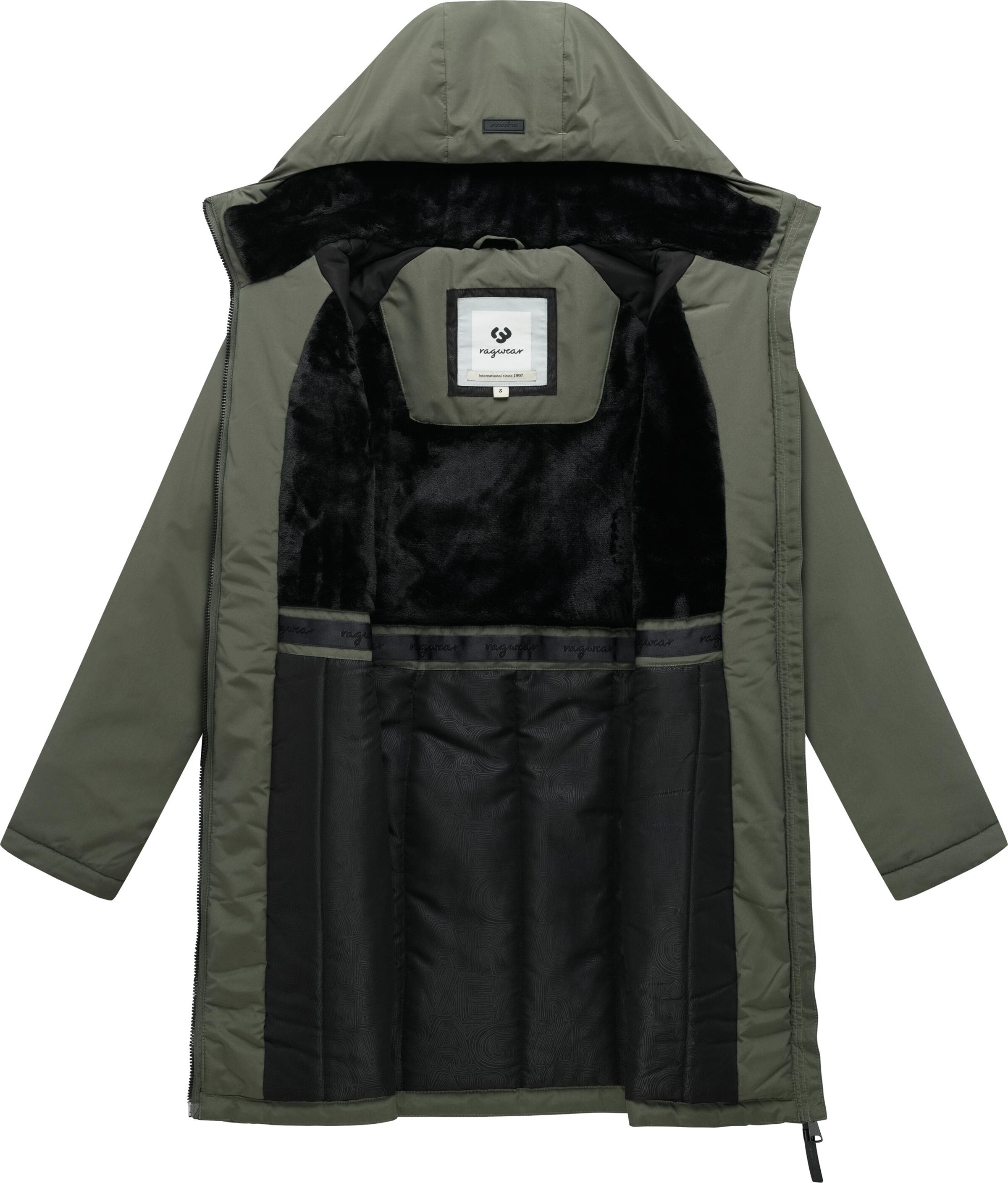 Manteau d’hiver 'Nasima Y' Ragwear en vert
