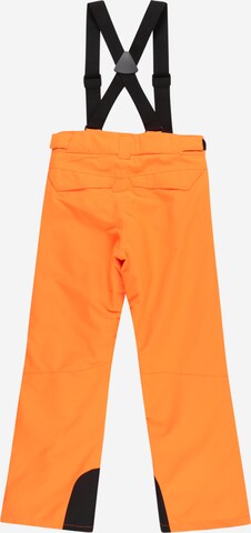 ZIENER Regular Workout Pants 'Arisu' in Orange