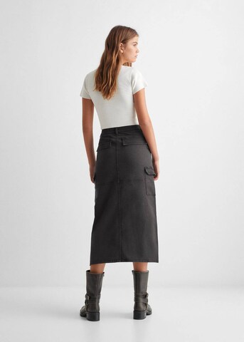 MANGO TEEN Skirt 'Cargi2' in Grey