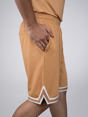 PANTONECLO Boardshorts 'Pantoneclo Men’s Gym Shorts with Side Gasket' in Geel