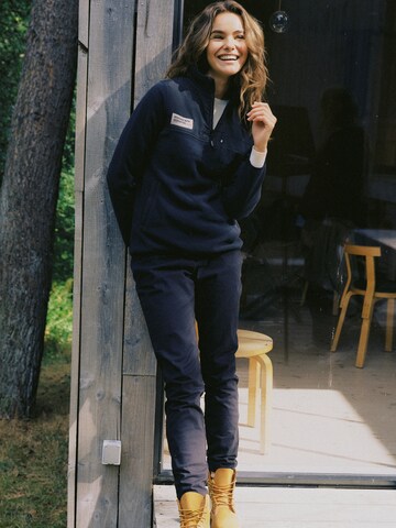 Pullover ' OXNETE HALFZIP ' di Oxmo in nero