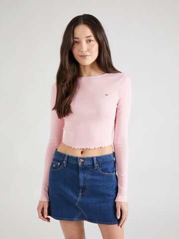 Tommy Jeans Shirt in Pink: Vorderseite