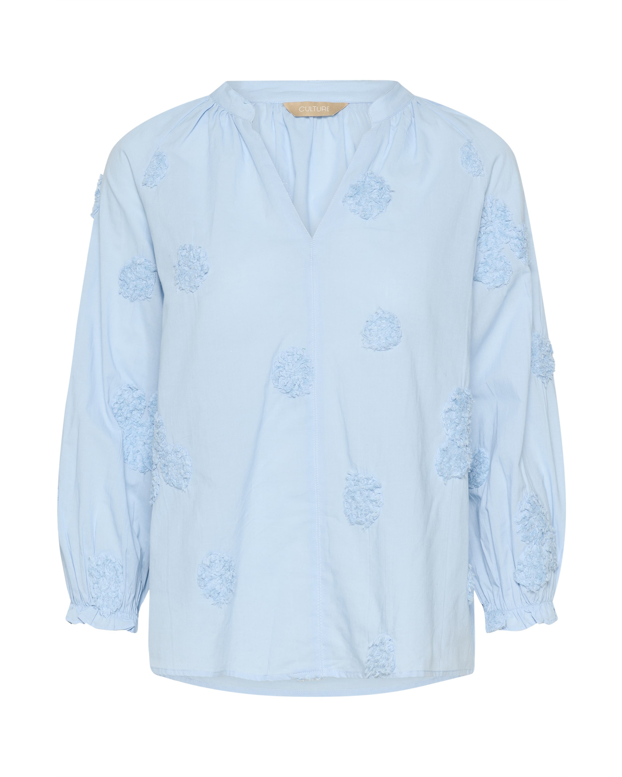 Chemisier 'CUClover' CULTURE en bleu : devant