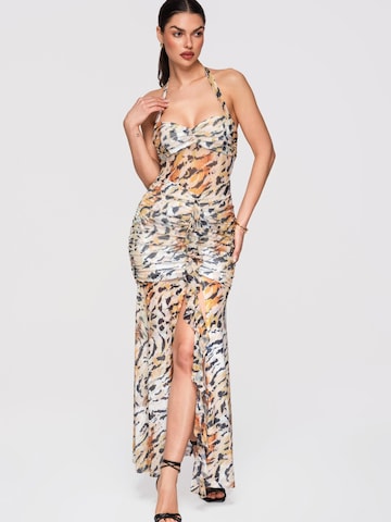 Ombre Abendkleid‌‌‌‌‌ in Beige