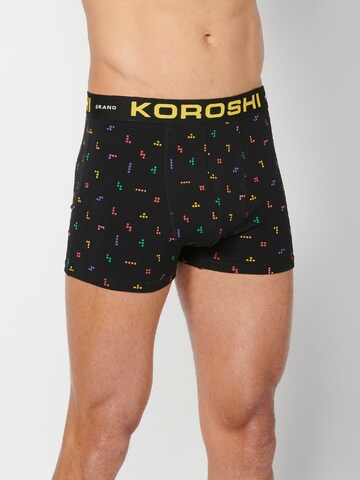 KOROSHI Boxershorts in Blauw: voorkant