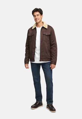 INDICODE JEANS Tussenjas 'INWoodleys' in Bruin